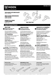 Notice Moen CAMERIST 7825 Non catégorisé