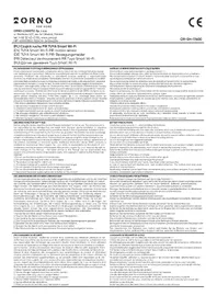 Notice ORNO OR-SH-17600 Capteur de porte / fenêtre