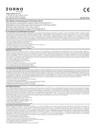 Notice ORNO OR-SH-17701 Thermostat