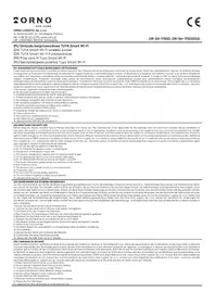 Notice ORNO OR-SH-17500 Prise murale