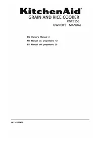 Notice KITCHENAID KGC3155 Mijoteuse