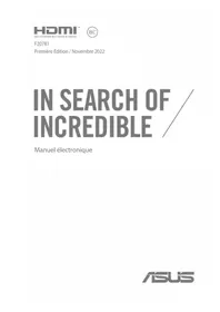 Notice ASUS VIVOBOOK S 16 FLIP Ordinateur portable