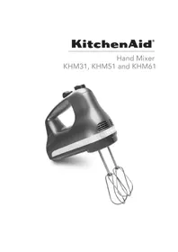 Notice KITCHENAID KHM312 Mixeur plongeant