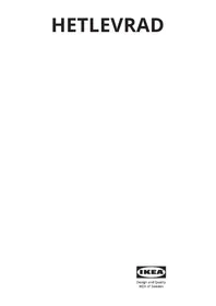 Notice IKEA HETLEVRAD 104.973.25 Bouteille