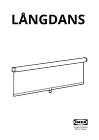 Notice IKEA LÅNGDANS 104.741.21 Store roulant