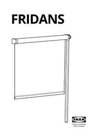 Notice IKEA FRIDANS 004.036.43 Store roulant