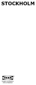 Notice IKEA STOCKHOLM 202.450.49 Canape / sofa / banc
