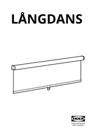 Notice IKEA LÅNGDANS 904.697.76 Store roulant