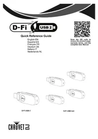 Notice Chauvet D-FI USB 2×4 Contrôleur