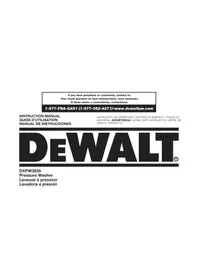Notice DEWALT DXPW3835 Nettoyeur haute pressio