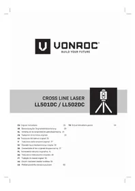 Notice Vonroc LL502DC Niveau laser