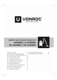 Notice Vonroc VC508DC Aspirateur