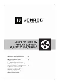 Notice Vonroc S_CF501DC Batterie