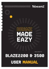 Notice BeamZ BLAZE3500 Machine à effet