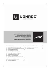 Notice Vonroc GS505XX Parasol