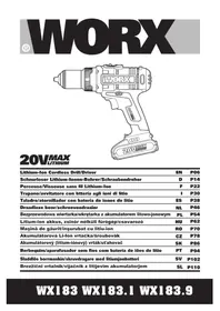 Notice WORX WX183.1 Visseuse