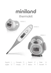 Notice Miniland THERMOKIT VALENCIA 89583 Thermomètre