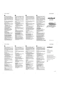 Notice Miniland PICNEAT OCEAN 89462 Non catégorisé