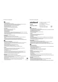 Notice Miniland FOOD THERMY MINI LEAVES 89444 Non catégorisé