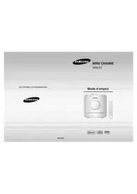 Notice SAMSUNG MM-X7 Système hifi