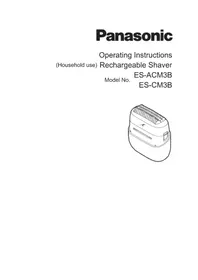 Notice PANASONIC ES-CM3B Rasoir