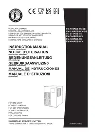 Notice Hoshizaki FM-480AKE-HC-SB Machine à glaçons