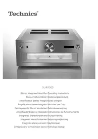 Notice PANASONIC SU-R1000 Système hifi