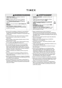 Notice TIMEX ATLANTIS Montre