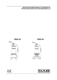 Notice DAB FEKA VS Pompe