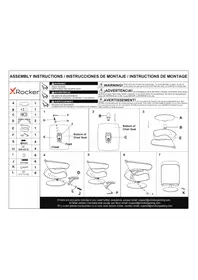 Notice X Rocker MAMMOTH 2.1 Chaise de jeux