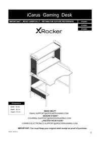 Notice X Rocker ICARUS V2 Bureau