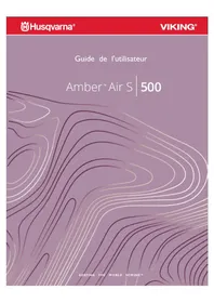 Notice PFAFF AMBER AIR S500 Machine à coudre