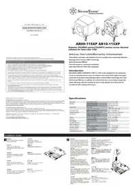 Notice SILVERSTONE ARGON AR10-115XP Système de refroidissement de matériel informatique