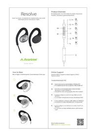 Notice Avantree RESOLVE Ecouteur