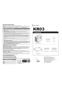 Notice SILVERSTONE KRYTON KR03 Système de refroidissement de matériel informatique