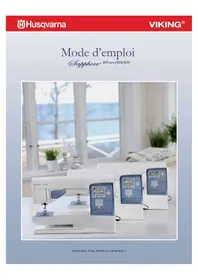 Notice Husqvarna-Viking SAPPHIRE 855 Machine à coudre