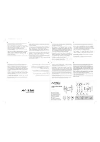 Notice Mitsai MLFMM3545 Support mural