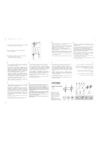 Notice Mitsai MLMM1076 Support mural