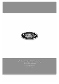 Notice Nostalgia DIC4AQ Machine à glace