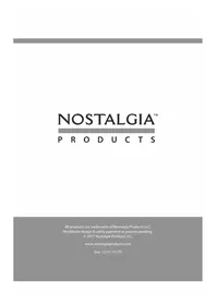 Notice Nostalgia ICM15AQ Machine à glace