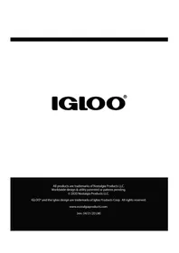 Notice Igloo IWCBL353CRHBKS Distributeur d'eau