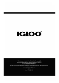 Notice Igloo IWCTLICM353CRHBKS Distributeur d'eau