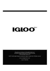 Notice Igloo IWCBL352CHBKS Distributeur d'eau
