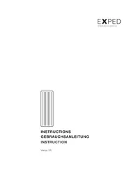 Notice Exped VERSA 1R Non catégorisé