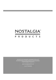 Notice Nostalgia NWICMPRL4 Machine à glace