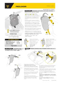 Notice Topeak FREELOADER Sac