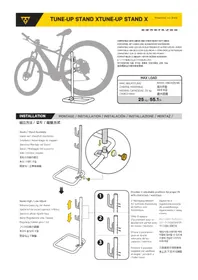Notice Topeak TUNE-UP STAND X Accessoire de vélo