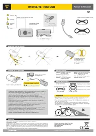 Notice Topeak WHITELITE MINI USB Lampe