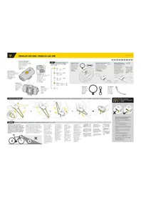 Notice Topeak HEADLUX 250 USB Lampe
