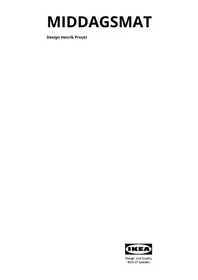 Notice IKEA MIDDAGSMAT 705.765.22 Casserole